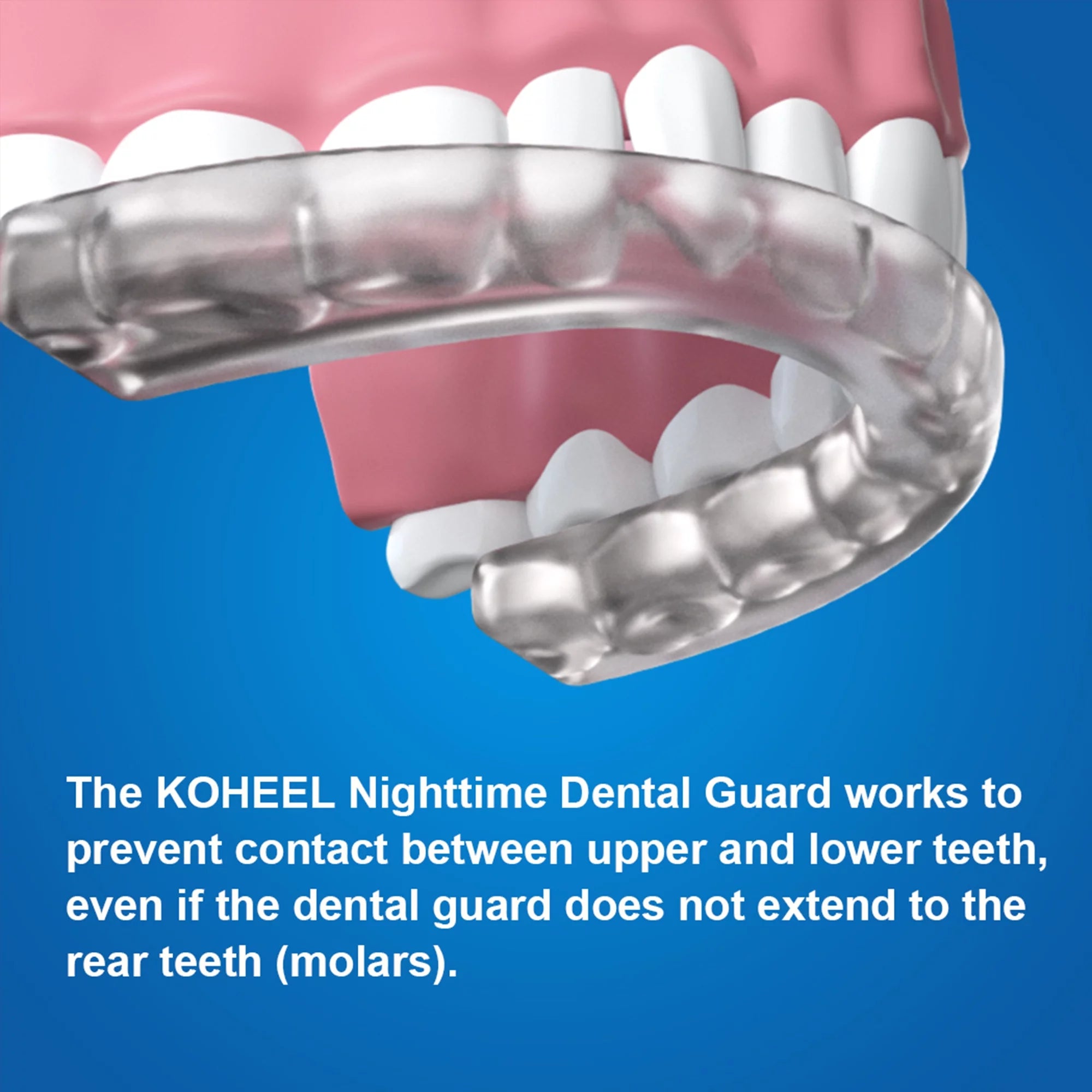 Comfort-Fit Mouth Guard for Nighttime Teeth Grinding, Night Dental Guard for Grinding Teeth 5 Count